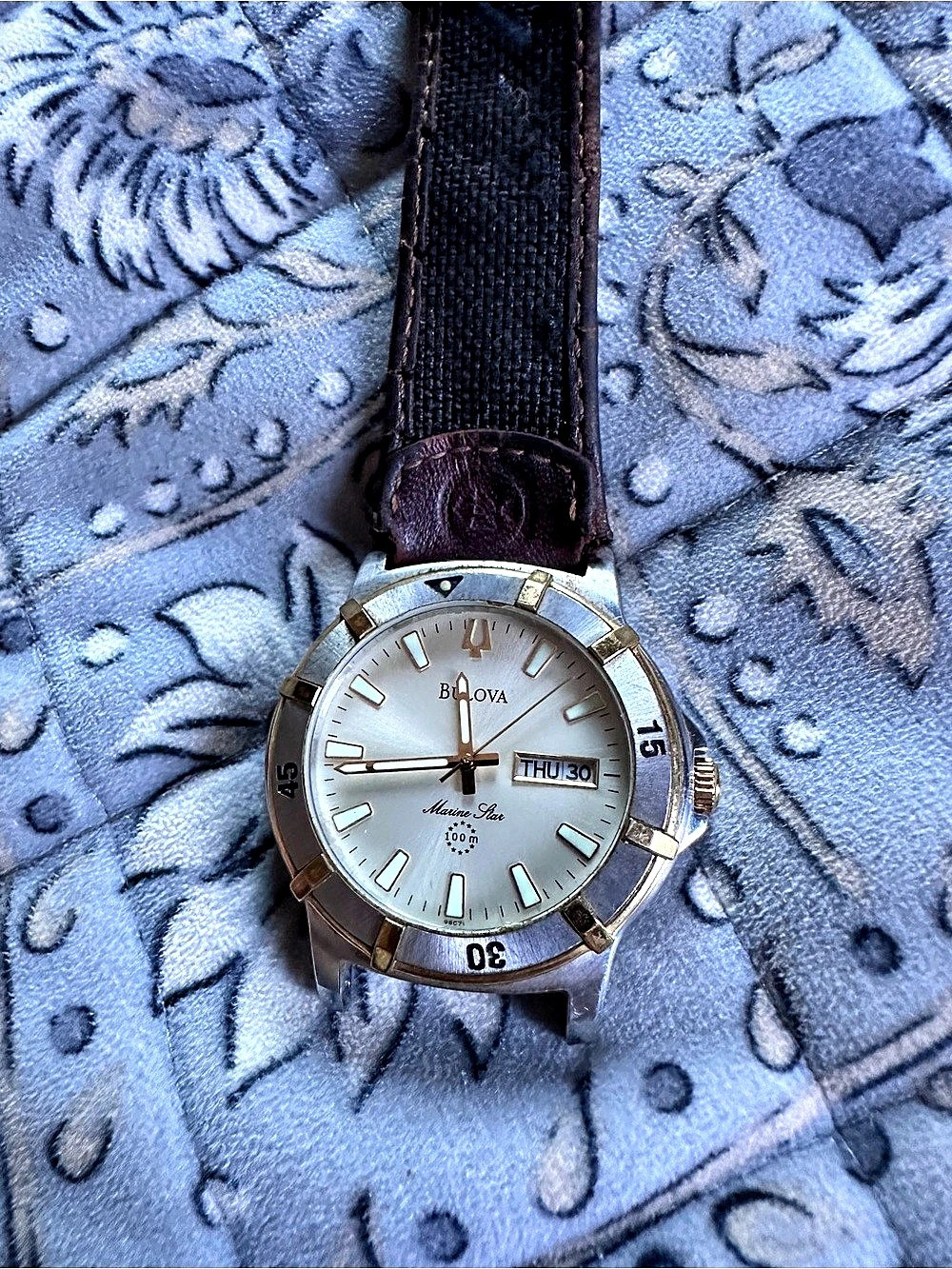 Bulova Marine Star Men's Silver watch